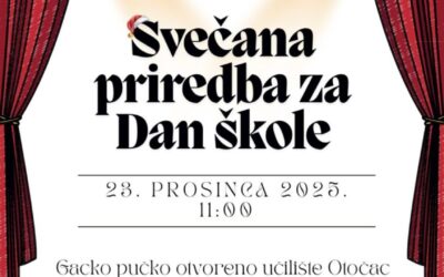 POZIV NA SVEČANU PRIREDBU ZA DAN ŠKOLE